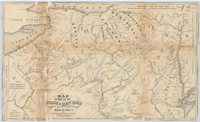 Map of part of the State of New York with parts of the adjacent states, 1793-1794