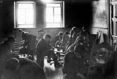 Mental Health Custodial Facilities. Men Repairing Chairs