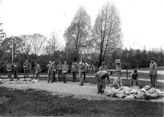 Mental Health Custodial Facilities. Low Grades Handling Stones