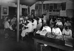 Mental Health Custodial Facilities. Women Sewing