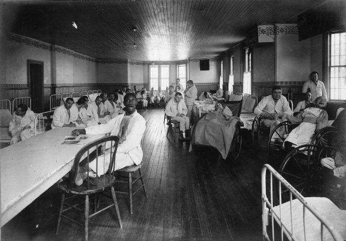 Mental Health Custodial Facilities. Rome Custodial Asylum. Men's Day Ward