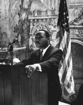 Martin Luther King, Jr. speaking