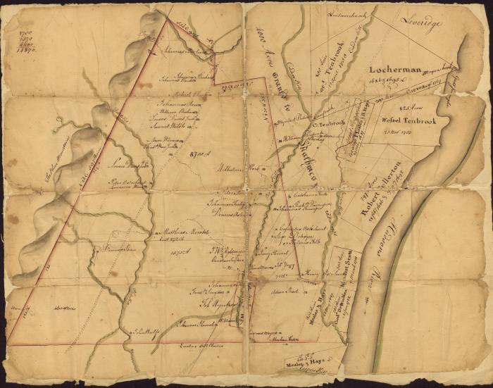 Map of Lockerman Tract in Ulster County