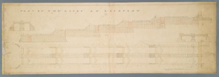 Plan of the Locks at Lockport