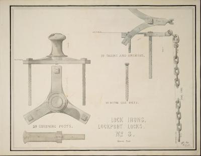 Lock Irons. Lockport Irons. No. 3