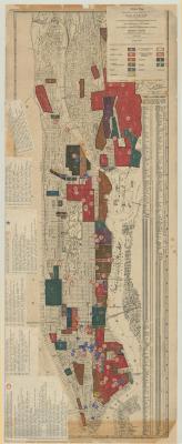 Ethnic map of Manhattan and the Bronx prepared for the Lusk Committee