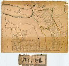 A map of the Oneida Reservation including the lands leased to Peter Smith, ca. 1860