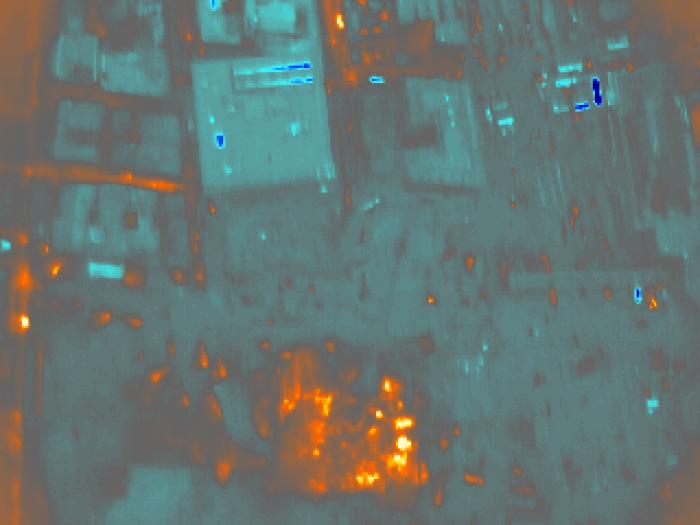 [Thermal mosaic of World Trade Center site, 10/20/2001]