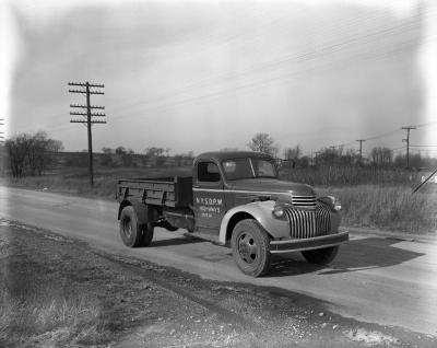 Dept. of Public Works highway truck