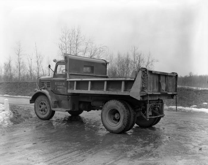 Dept. of Public Works highway truck