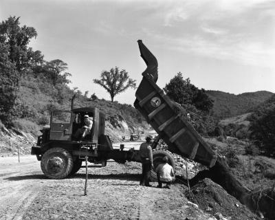 Highway construction, Petersburg-North Petersburg