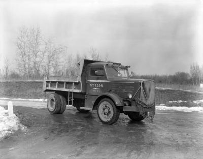 Dept. of Public Works highway truck