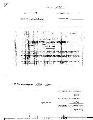 NYS Bill and Veto Jackets: 1999, Chapter 438