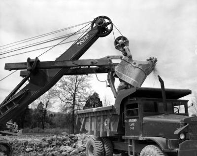 Catskill Thruway construction, Saugerties-Greene County line