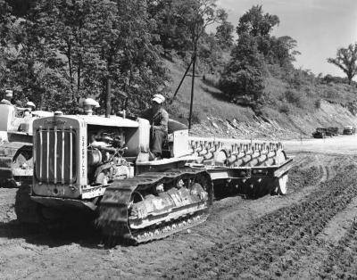 Highway construction, Petersburg-North Petersburg