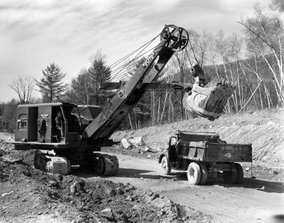 Highway construction, New Lebanon to Austerlitz