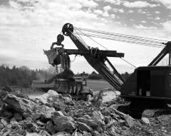 Catskill Thruway construction, Saugerties-Greene County line