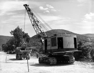 Highway construction, Petersburg - North Petersburg