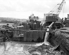 Albany riverfront arterial highway construction