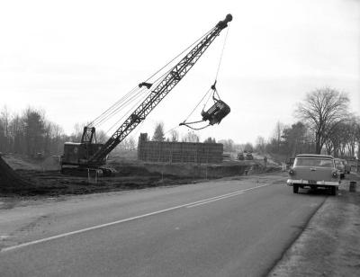 Railroad relocation, grade crossing elimination, Saratoga 