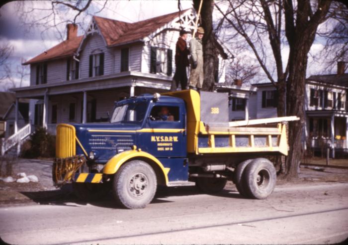Tree pruning, Route 9-W south of Saugerties