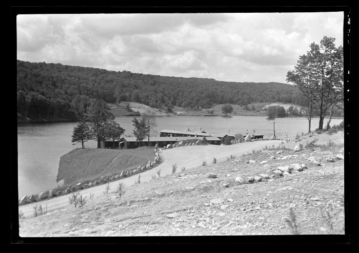 Cherry Plain Refuge, View from East Side of Lake.  View from West Side of Lake.