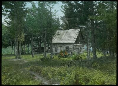 Camp of Logs in Pine Woods. Near Elizabethtown