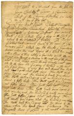 Return of a survey of land for Arent Bratt and others, west of Schoharie