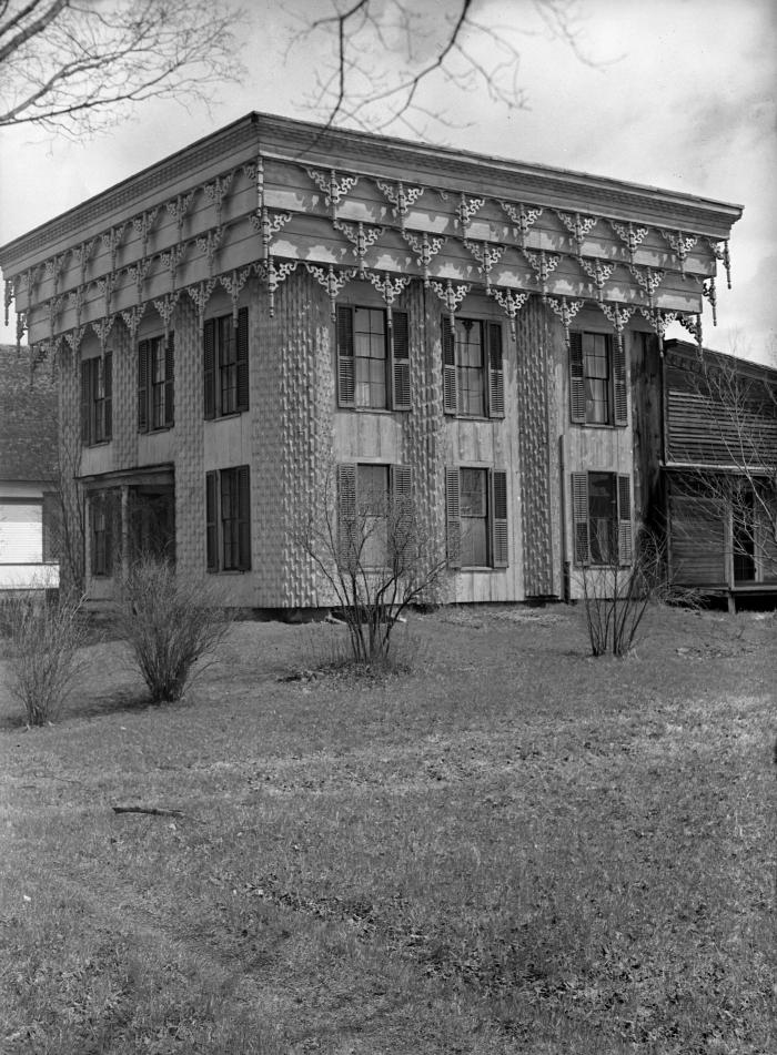 "Wedding Cake House" in Georgetown, New York. April 19, 1938