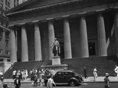 United States Treasury Building in New York City, August 6, 1938