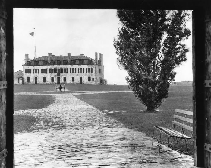 The "French Castle" at Fort Niagara in Youngstown, New York