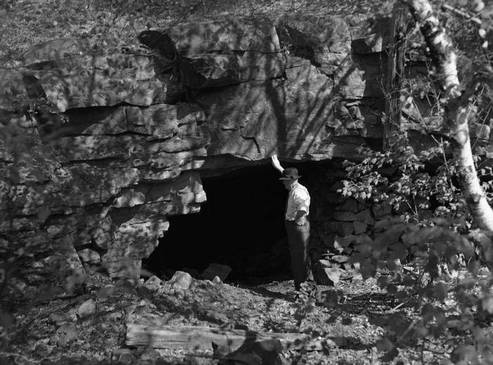 The Old Iron Mine in Ironville, New York. September 6, 1941