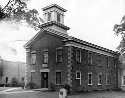 Cobblestone Masonic Temple in Warsaw, New York