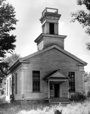 Old Johnsonburg Congregational Church in Sheldon, New York