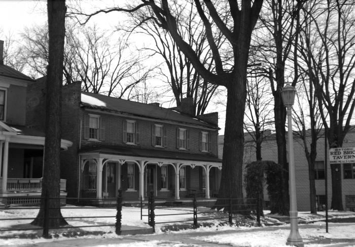 Red Brick Tavern in Gouverneur, New York. February 28, 1937