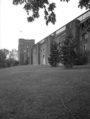 Cornell Armory in Ithaca, New York. October 21, 1937