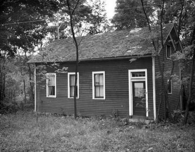 Red School House in Wyoming County, New York