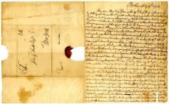 Letter from Robert W. Leake to John G. Leake, 1775