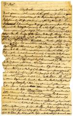 Letter from Robert W. Leake to William Fenwick, circa 1773