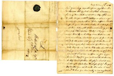 Letter from Ann Leake to Robert W. Leake, 1774