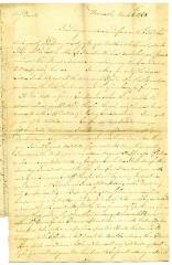 Letter from James Tyler to Robert Leake, Sr., 1768