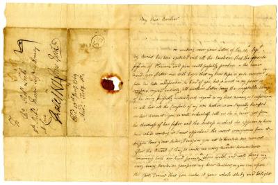 Letter from A. Margaretta Fenwick to Robert W. Leake, 1769