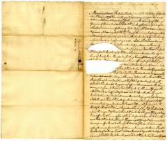 Agreement between William Shephard and Robert W. Leake, 1774