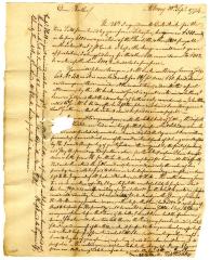Letter from Robert W. Leake to John G. Leake, 1774