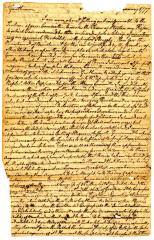 Letter to the Albany Committee, 1777