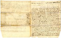 Letter from John G. Leake to Robert W. Leake, 1773