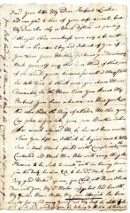 Letter from Ann Leake to Robert W. Leake, 1775