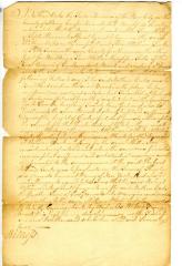 Agreement for Nathan Oaks to build a saw mill, 1772