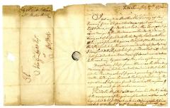 Letter from Robert W. Leake to John G. Leake, 1774
