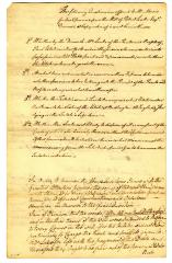 Document regarding the will of Robert Leake, Sr., 1774